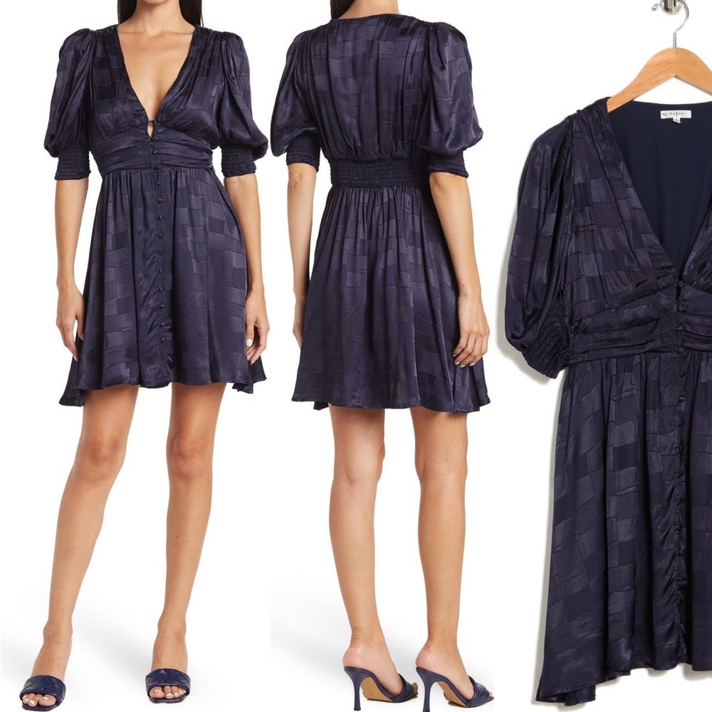 Elegant Navy Mini Dress